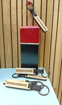 sleutelhanger hout