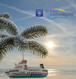Veerboot kerstbal