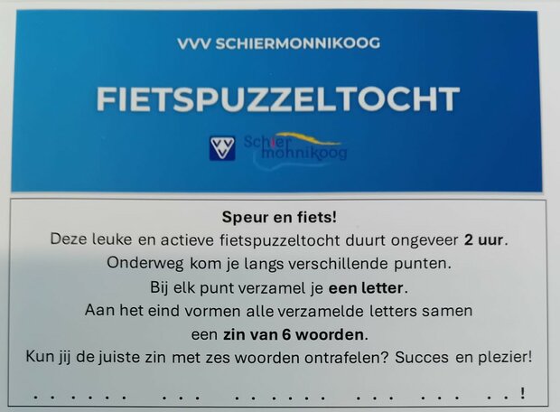 fietspuzzeltocht